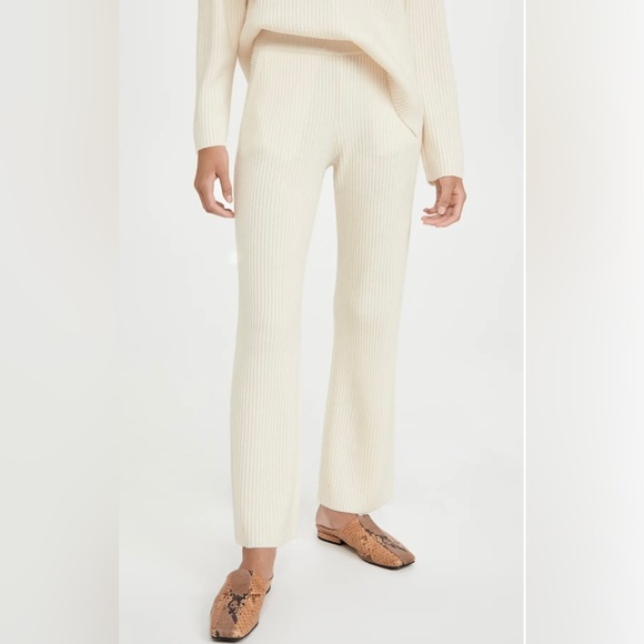 Club Monaco Pants - CLUB MONACO Cashmere Blend Ribbed Pants Size Medium NWT